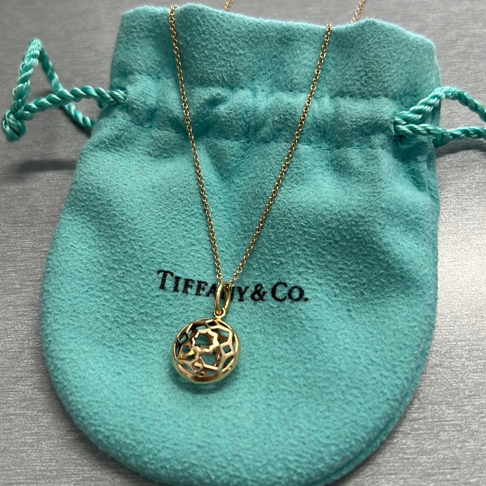 RARE Tiffany and co Rose gold necklace